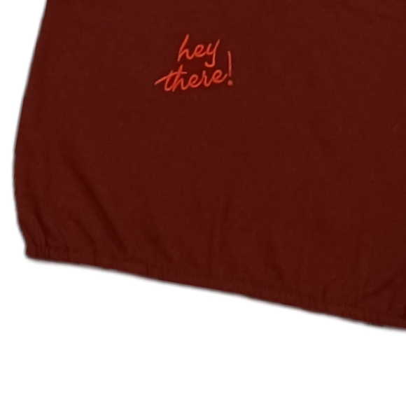 Thread Abouts Tee Burgundy Size XS - Picture 3 of 6